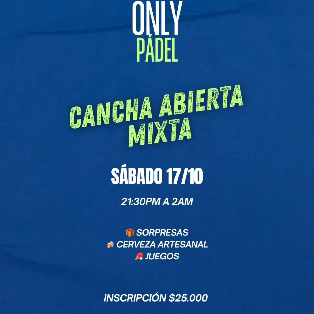 Cancha abierta mixta